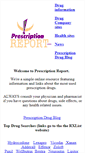 Mobile Screenshot of prescriptionreport.com