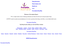 Tablet Screenshot of prescriptionreport.com